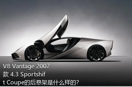 V8 Vantage 2007款 4.3 Sportshift Coupe的后悬架是什么样的？