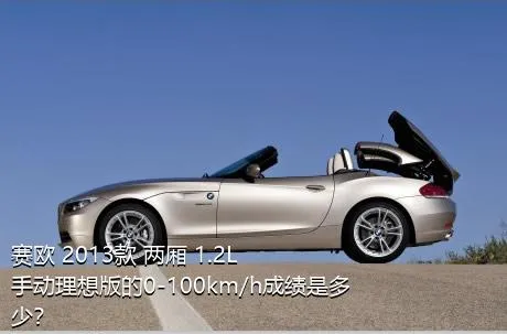 赛欧 2013款 两厢 1.2L 手动理想版的0-100km/h成绩是多少？