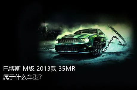 巴博斯 M级 2013款 35MR属于什么车型？