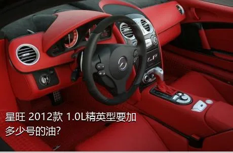 星旺 2012款 1.0L精英型要加多少号的油？