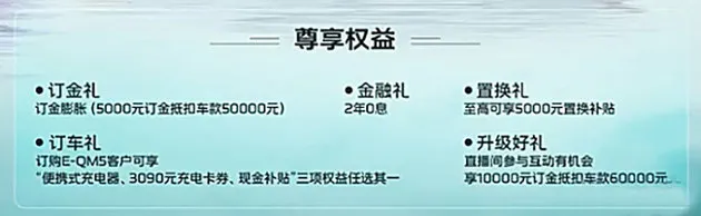 2023款红旗E-QM5 560KM PLUS售19.98万元