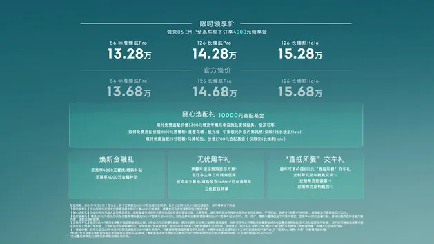 领克06EM-P正式上市 3款车型售价13.68-15.68万元