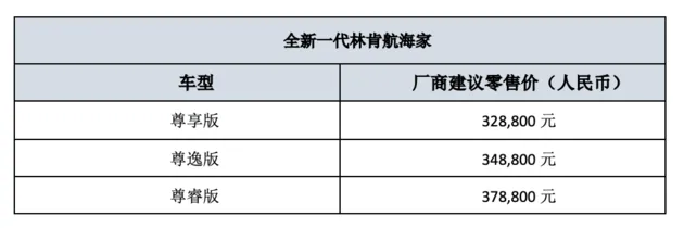 林肯品牌焕新登陆上海车展 全新一代林肯航海家上市