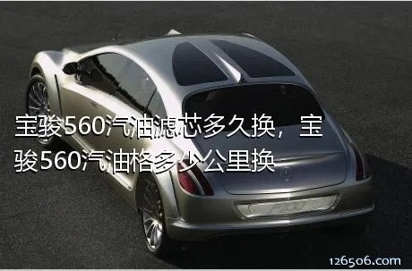 宝骏560汽油滤芯多久换，宝骏560汽油格多少公里换