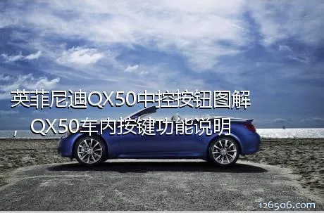 英菲尼迪QX50中控按钮图解，QX50车内按键功能说明