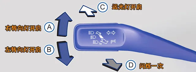 大众探岳灯光使用方法，探岳灯光开关图解说明