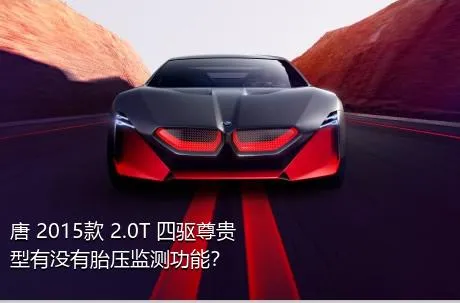 唐 2015款 2.0T 四驱尊贵型有没有胎压监测功能？