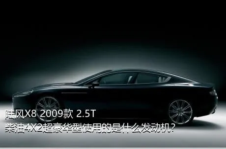 陆风X8 2009款 2.5T 柴油4X2超豪华型使用的是什么发动机？