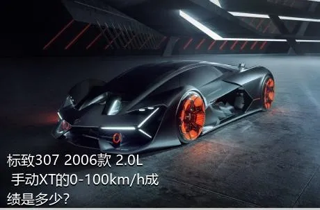 标致307 2006款 2.0L 手动XT的0-100km/h成绩是多少？