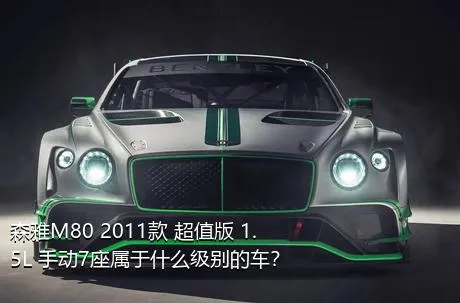 森雅M80 2011款 超值版 1.5L 手动7座属于什么级别的车？