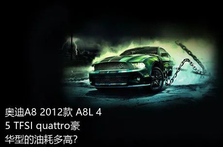 奥迪A8 2012款 A8L 45 TFSI quattro豪华型的油耗多高？