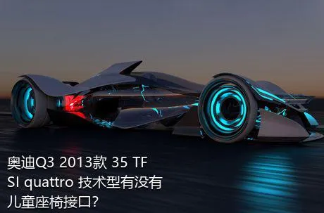 奥迪Q3 2013款 35 TFSI quattro 技术型有没有儿童座椅接口？