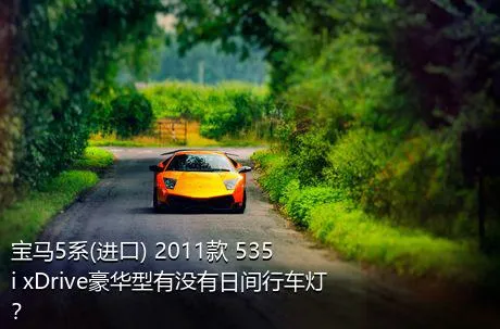 宝马5系(进口) 2011款 535i xDrive豪华型有没有日间行车灯？