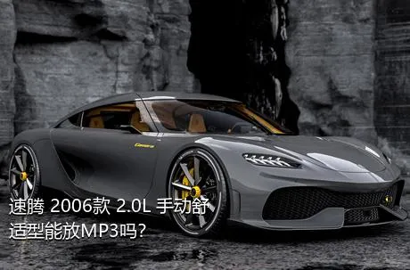 速腾 2006款 2.0L 手动舒适型能放MP3吗？