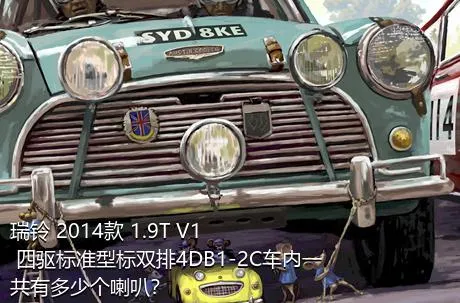 瑞铃 2014款 1.9T V1 四驱标准型标双排4DB1-2C车内一共有多少个喇叭？