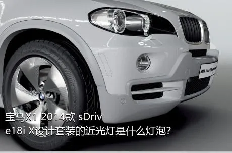 宝马X1 2014款 sDrive18i X设计套装的近光灯是什么灯泡？