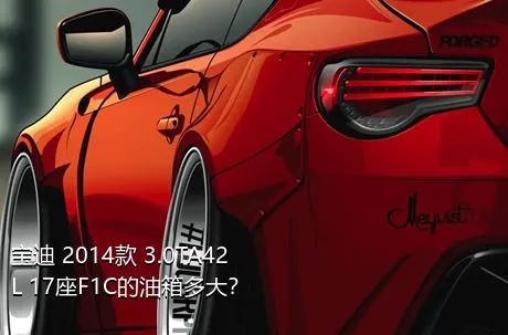 宝迪 2014款 3.0TA42L 17座F1C的油箱多大？