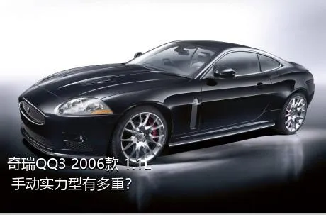 奇瑞QQ3 2006款 1.1L 手动实力型有多重？