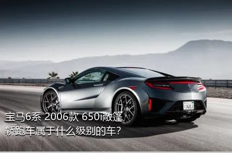 宝马6系 2006款 650i敞篷轿跑车属于什么级别的车？