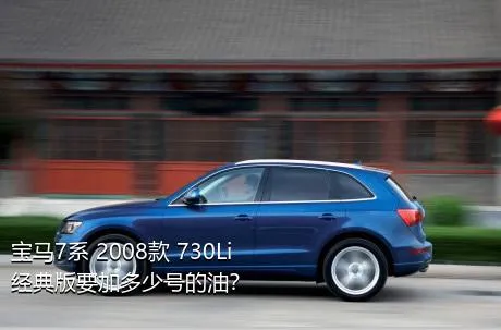 宝马7系 2008款 730Li经典版要加多少号的油？