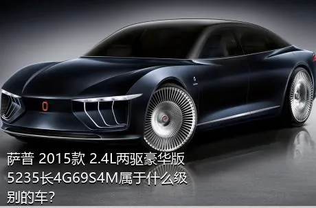 萨普 2015款 2.4L两驱豪华版5235长4G69S4M属于什么级别的车？