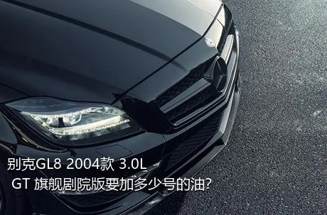 别克GL8 2004款 3.0L GT 旗舰剧院版要加多少号的油？