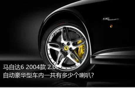 马自达6 2004款 2.0L 自动豪华型车内一共有多少个喇叭？