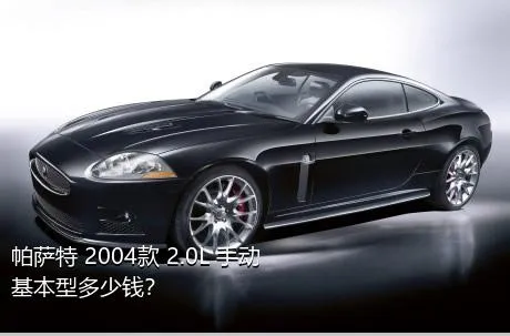 帕萨特 2004款 2.0L 手动基本型多少钱？