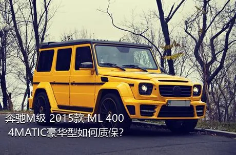 奔驰M级 2015款 ML 400 4MATIC豪华型如何质保？