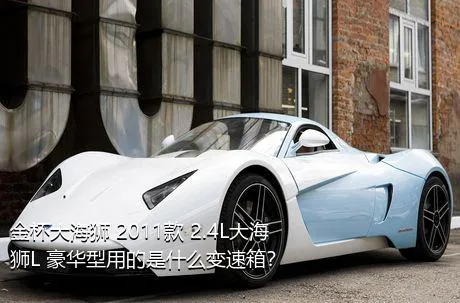 金杯大海狮 2011款 2.4L大海狮L 豪华型用的是什么变速箱？