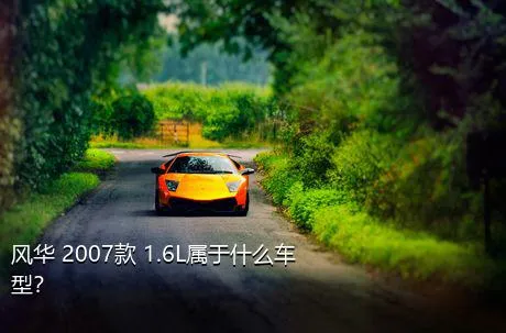 风华 2007款 1.6L属于什么车型？