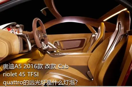 奥迪A5 2016款 改款 Cabriolet 45 TFSI quattro的远光灯是什么灯泡？