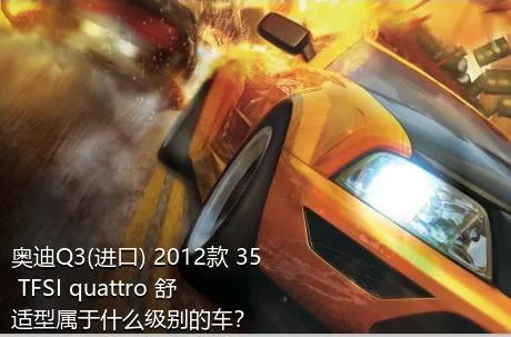 奥迪Q3(进口) 2012款 35 TFSI quattro 舒适型属于什么级别的车？