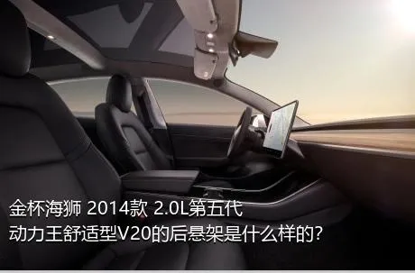 金杯海狮 2014款 2.0L第五代动力王舒适型V20的后悬架是什么样的？