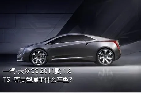 一汽-大众CC 2011款 1.8TSI 尊贵型属于什么车型？