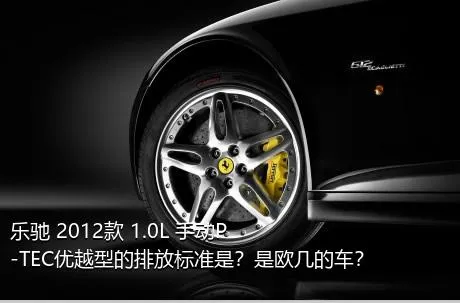 乐驰 2012款 1.0L 手动P-TEC优越型的排放标准是？是欧几的车？