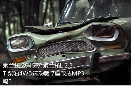 索兰托 2015款 索兰托L 2.2T 柴油4WD运动版 7座能放MP3吗？