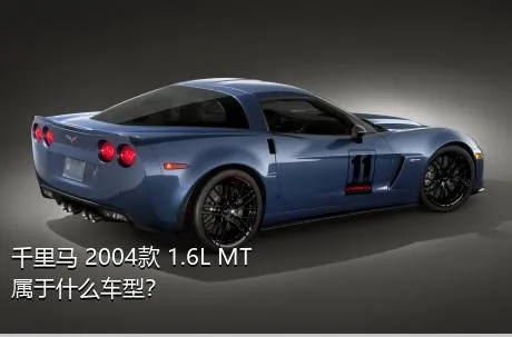 千里马 2004款 1.6L MT属于什么车型？