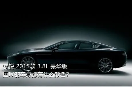 霸锐 2015款 3.8L 豪华版 国IV的车身都有什么颜色？