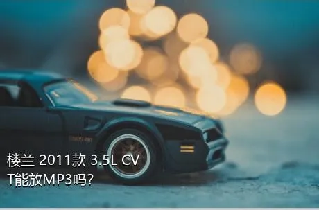 楼兰 2011款 3.5L CVT能放MP3吗？