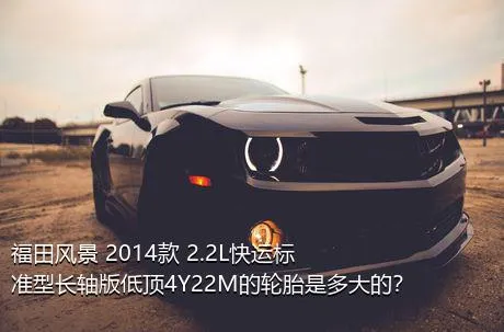 福田风景 2014款 2.2L快运标准型长轴版低顶4Y22M的轮胎是多大的？