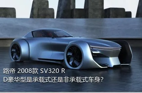 路帝 2008款 SV320 RD豪华型是承载式还是非承载式车身？