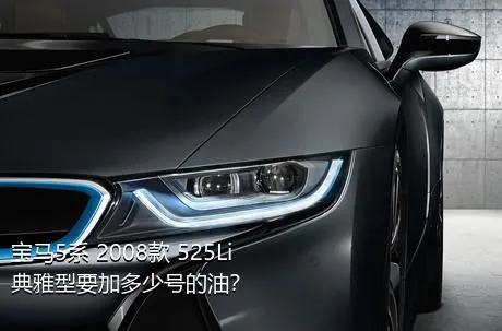 宝马5系 2008款 525Li 典雅型要加多少号的油？