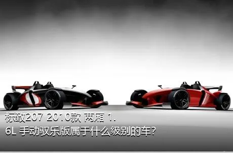 标致207 2010款 两厢 1.6L 手动驭乐版属于什么级别的车？