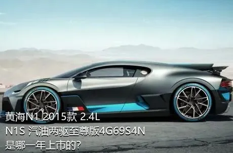 黄海N1 2015款 2.4L N1S 汽油两驱至尊版4G69S4N是哪一年上市的？