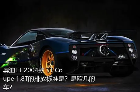 奥迪TT 2004款 TT Coupe 1.8T的排放标准是？是欧几的车？