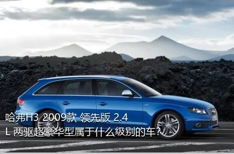 哈弗H3 2009款 领先版 2.4L 两驱超豪华型属于什么级别的车？