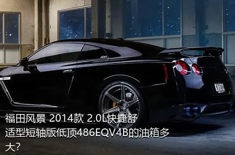 福田风景 2014款 2.0L快捷舒适型短轴版低顶486EQV4B的油箱多大？