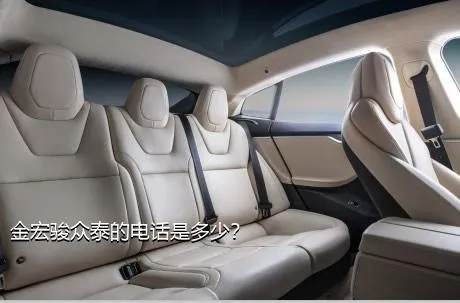 金宏骏众泰的电话是多少？