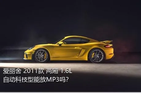 爱丽舍 2011款 两厢 1.6L 自动科技型能放MP3吗？